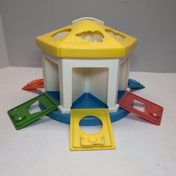 Chicco Gazoobo Cottage Shape Sorter Toy w/ Keys & Animals (Missing 1) Only - Picture 8 of 16